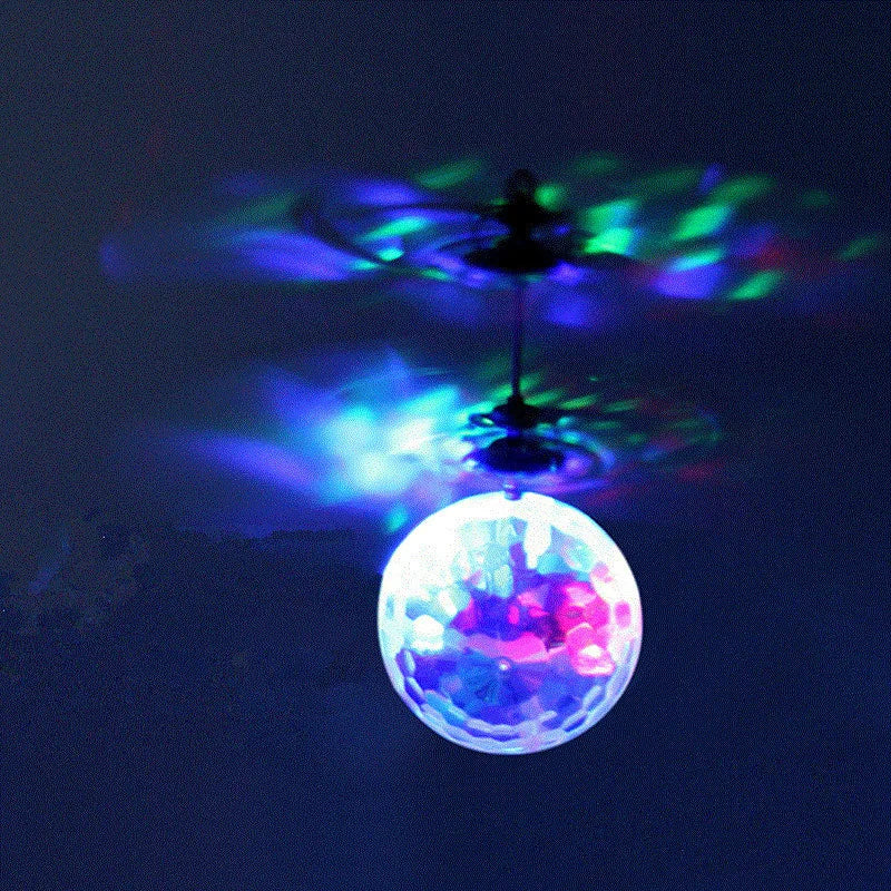 Led Light Luminous Flying Ball Toys Electric Float Flight Balls Electronic Infrared Induction Aircraft Helicopter for Kids Gift