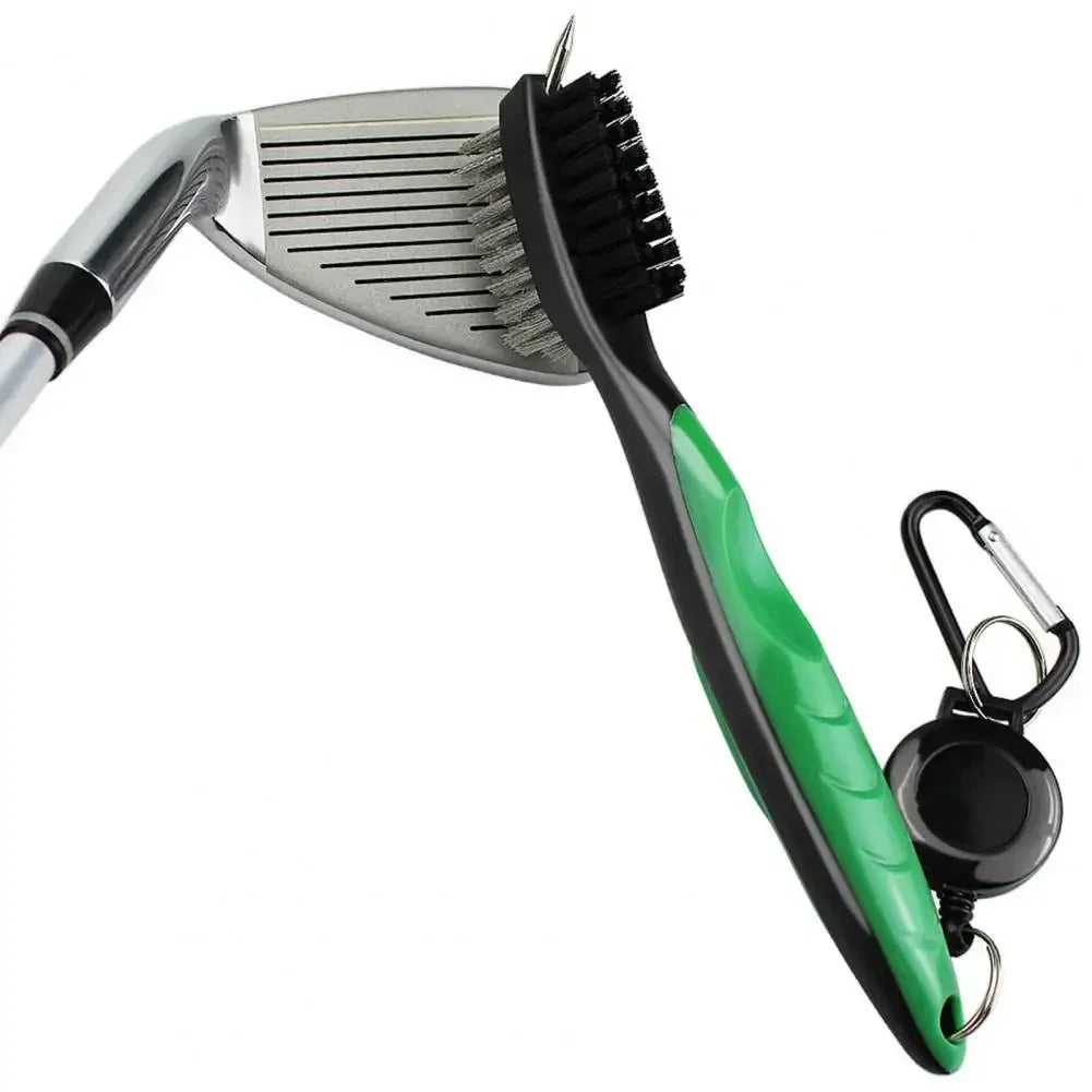 Club Cleaning Brush Golf Club Brush Golf Grooves Cleaning Brush 2 Sided Golf Putter Wedge Ball Cleaner Gof Accessories