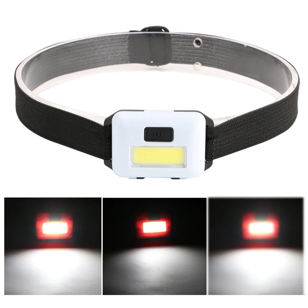Waterproof Headlamp - 3 Modes LED Head Torch for Cycling/Fishing/Camping,Tourism Equipment Mini Camping Light Headlight