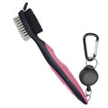 Club Cleaning Brush Golf Club Brush Golf Grooves Cleaning Brush 2 Sided Golf Putter Wedge Ball Cleaner Gof Accessories
